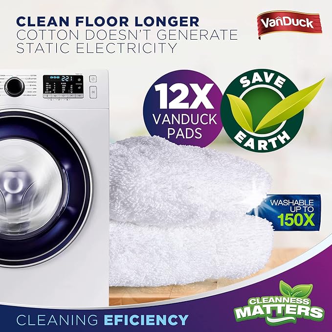VanDuck 100% Cotton Terry Mop Pad 15x8 inch - Image 5