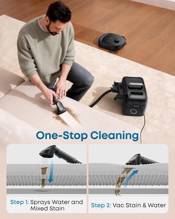 eufy Robot Vacuum E28, Portable Deep Cleaner - Image 3