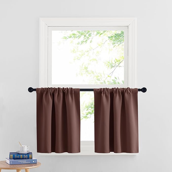 RYB HOME Small Curtains Blackout by RYBHOME