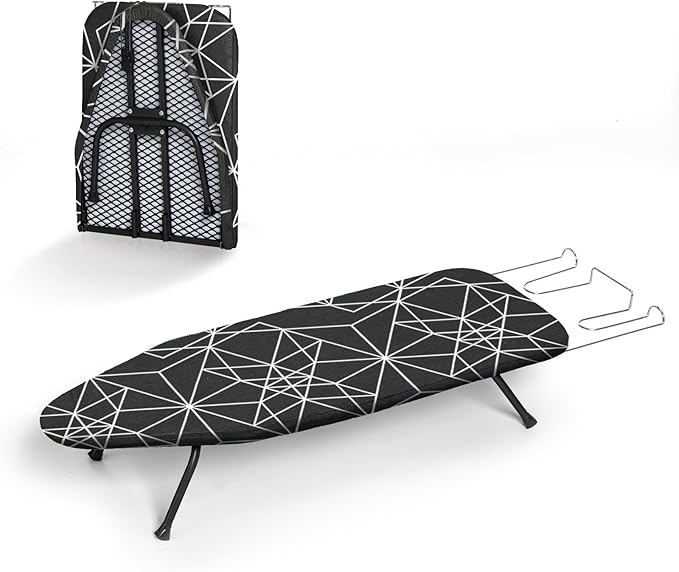 Mini Ironing Board Tabletop Foldable, RAINHOL Space-Saving Iron Board, Compact by RAINHOL