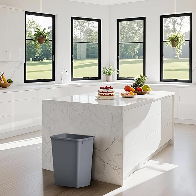 ROOMTEC Lightweight and Durable Slim Trash Can, Wastebaskets - Image 5