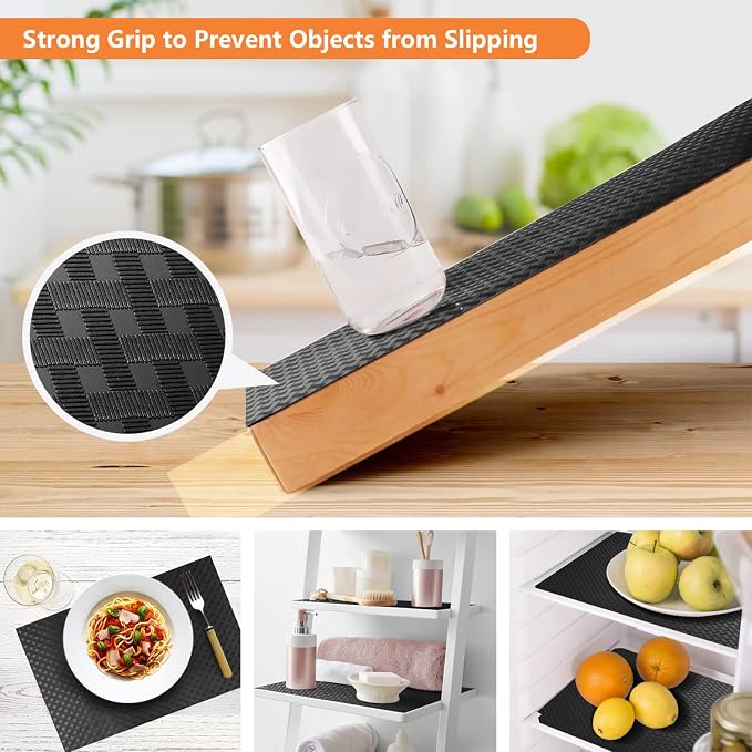Shelf Liners for Kitchen Cabinets Refrigerator Liners Waterproof & Oil-Proof - Image 5