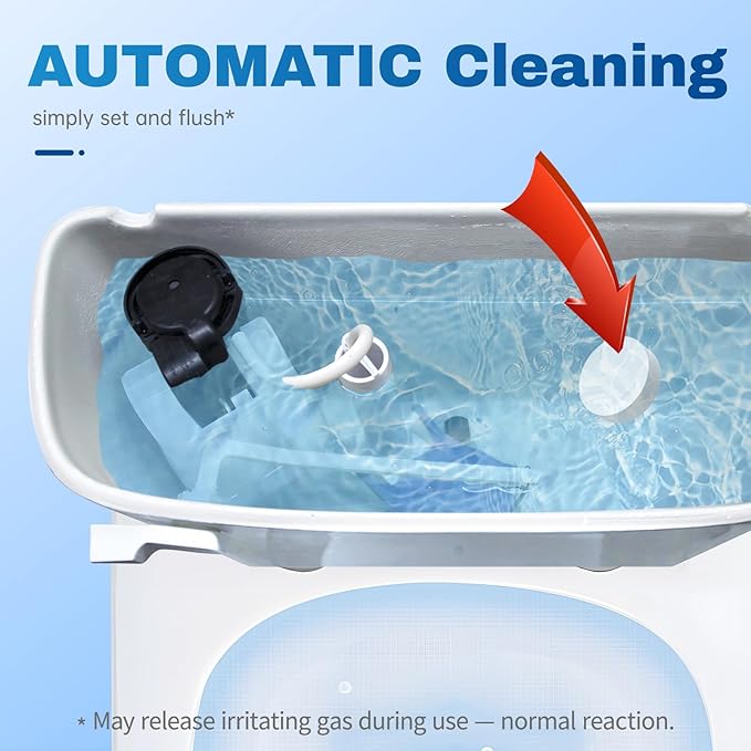 Vacplus Toilet Bowl Cleaner Tablets 50 PACK, Automatic Toilet Bowl Cleaners - Image 5