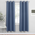 PONY DANCE Blue Thermal Blackout Curtains by PONYDANCE