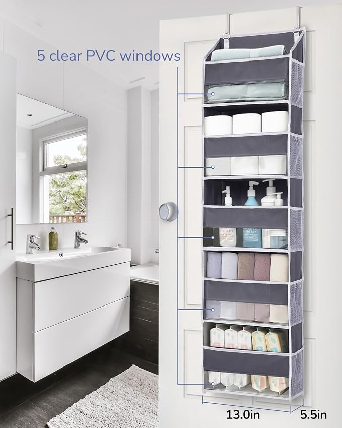 ULG 1 Pack Compact Size Over Door Organizer Slim Door Storage - Image 4