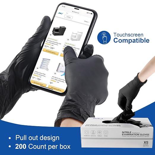 JMU Nitrile Gloves Small Case, 3.5Mil Disposable Medical Exam Gloves Latex Free - Image 6