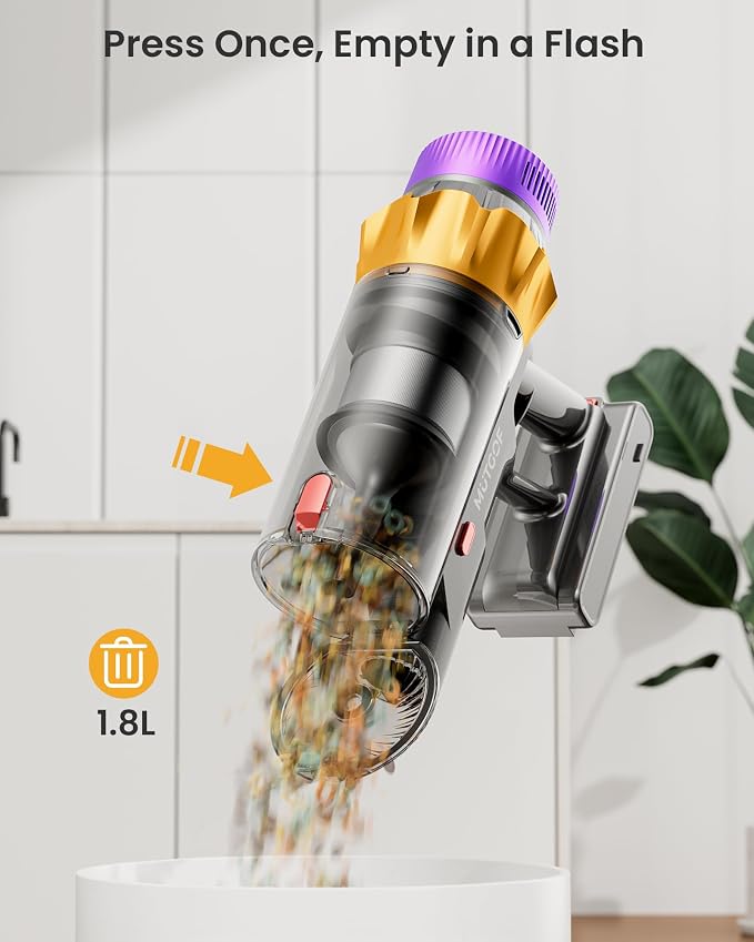Cordless Vacuum Cleaner, 580W 48KPA 70 Mins Vacuum Cleaners - Image 7