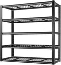 BILT HARD 3500 LBS 60" W x 18" D Garage Shelving, Metal Wire Utility Shelving by BILTHARD