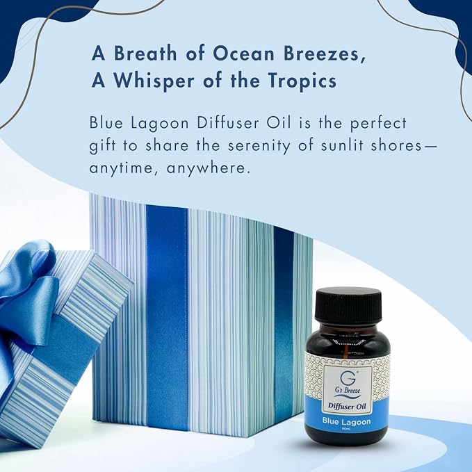 G's Breeze Blue Lagoon Diffuser Oil Refill - Image 9