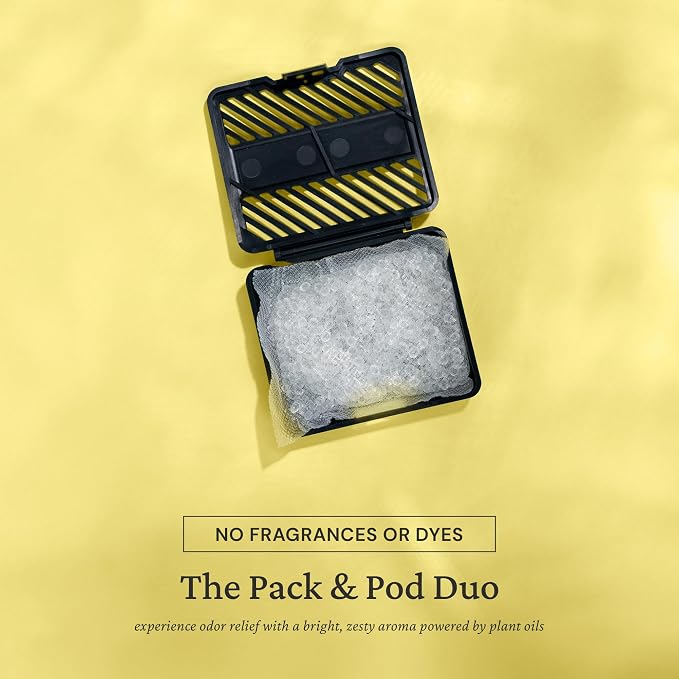 Fresh Wave Lemon Odor Eliminating & Deodorizing Packs | Bag of 6 & Fresh Pod - Image 7