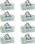 VENO 8 Pack Moving Bags for College, Heavy-Duty Storage Totes, Moving Boxes and by Veno