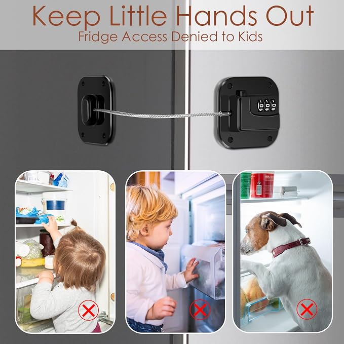 Refrigerator Lock, Combination Lock - Image 4