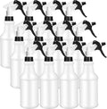 Eccliy 12 Pcs 16 Oz Plastic Spray Bottle, Adjustable Empty Reusable Sprayer by Eccliy