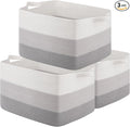 OIAHOMY Rectangle Woven Storage Basket by MasterofSpaceOptimization