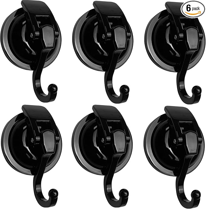 Heavy Duty Vacuum Suction Shower Hooks by YSSILADI