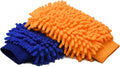 Raeyuan Car Wash Mitt Microfiber 2 Pack Scratch Proof & Lint-Free Wash Mitt by Unknown