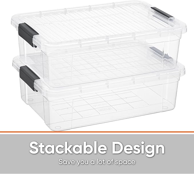 Superio Clear Storage Boxes - Image 5