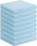 Homaxy 100% Cotton Terry Kitchen Towels, Checkered Designed, Soft and Super by Homaxy