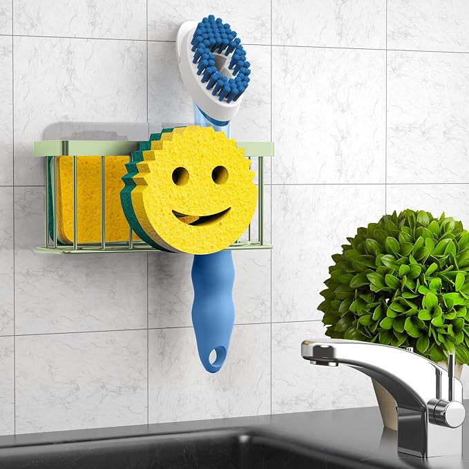 Sponge Holder Smiley Face, Sink Caddy, Sink Organizer - Image 6