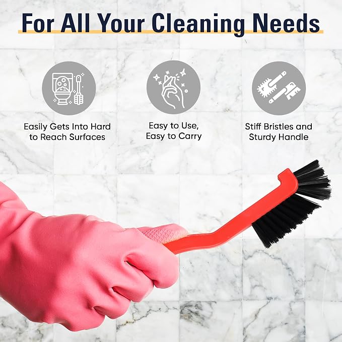 Handheld Grout Brush, Small Scrub Brush - Image 5
