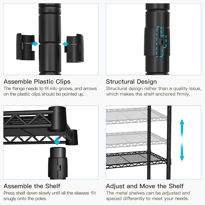 FUTASSI Black Clothing Rack - Image 7