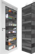 HOMELUX THEORY 1PC Heavy Duty Over the Door Organizer 55x14x6.7, 6 Large Front by HomeluxTheory