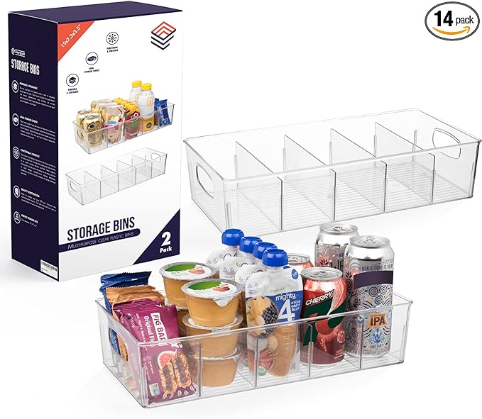 ClearSpace Plastic Pantry Organization and Storage Bins by ClearSpace