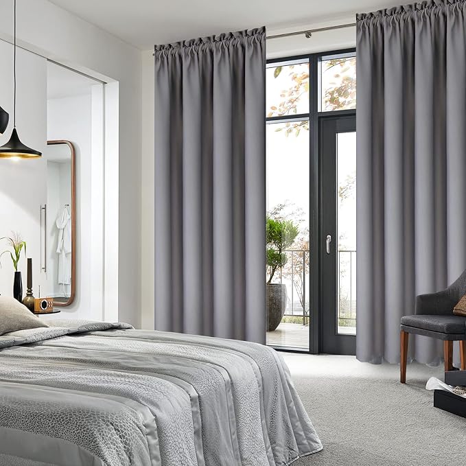 DWCN Blackout Curtains for Bedroom – Thermal Insulated Room Darkening Drapes - Image 2