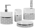 Creative Scents Mirror Damask Bathroom Accessory Set Complete by CreativeScents