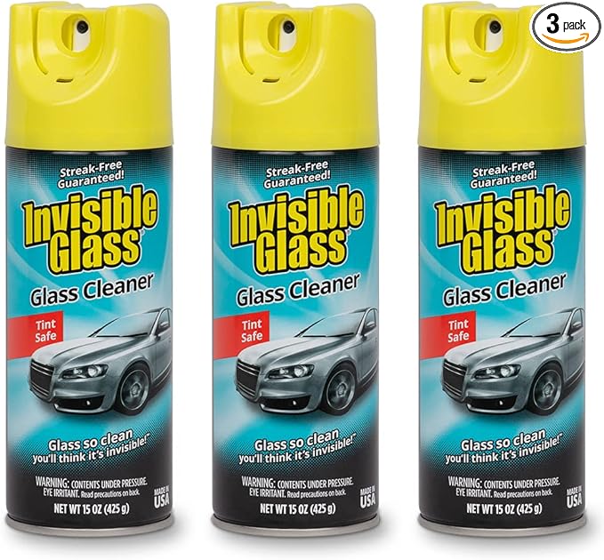 Invisible Glass 91163-3PK Premium Aerosol Glass and Window Cleaner by InvisibleGlass