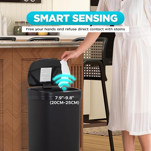 Automatic Motion Sensor Bathroom Trash Can - Image 5