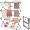 APEXCHASER Clothes Drying Rack, 3-Tier Laundry Drying Rack by APEXCHASER