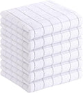 Homaxy 100% Cotton Terry Kitchen Towels, Checkered Designed, Soft and Super by Homaxy