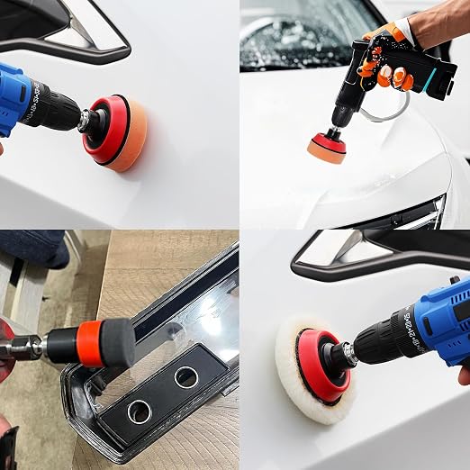 Car Foam Polishing Buffing Kit, Polishing Buffing Pads, Wool Pads, Polishing & - Image 8