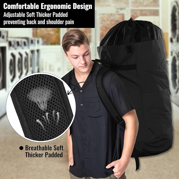 Laundry Bag Backpack, Extra Large - Image 6