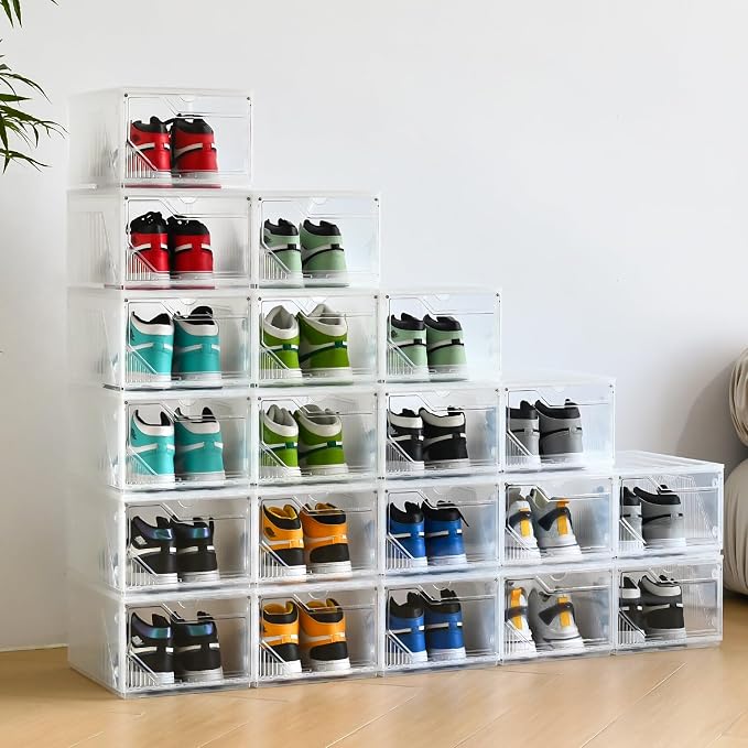 Modular XX-Large Shoe Organizer, 6 Pack Shoe Storage Organizer Easy to Assemble - Image 7