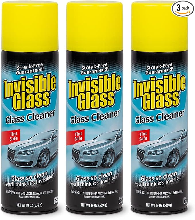 Invisible Glass 91164-3PK Premium Aerosol Glass and Window Cleaner by InvisibleGlass