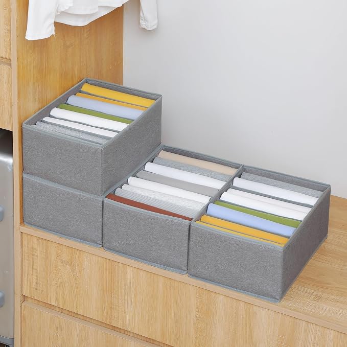 Qozary 4 Pack Drawer Organizers - Image 4