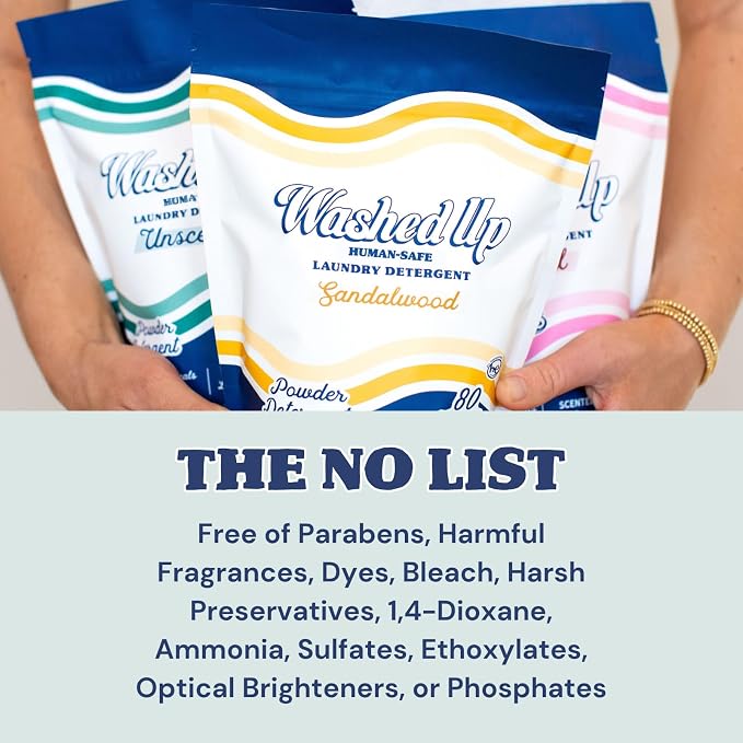 Unscented Laundry Detergent Powder | Fragrance-Free | Safe - Image 4