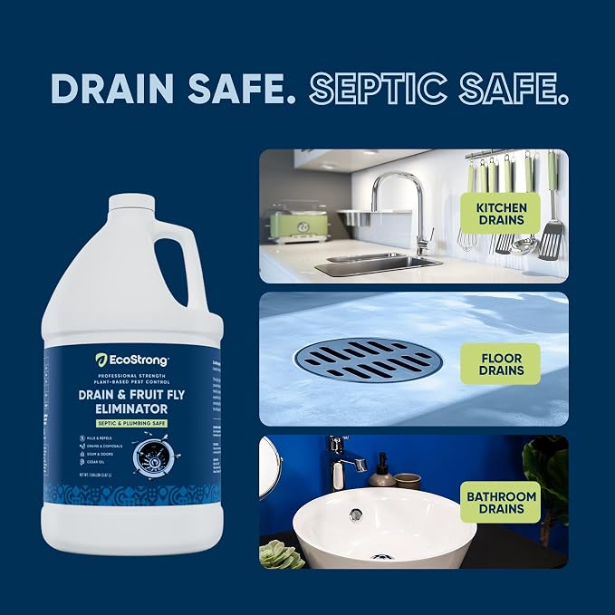 Fruit Fly Drain Treatment | Drain Fly Eliminator | All-Natural, Eliminates Gnats - Image 7