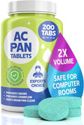 200 Tablets AC Drain Line Cleaner- No-Residue, Water-Soluble, Fast-Acting Pan by FORTIVO