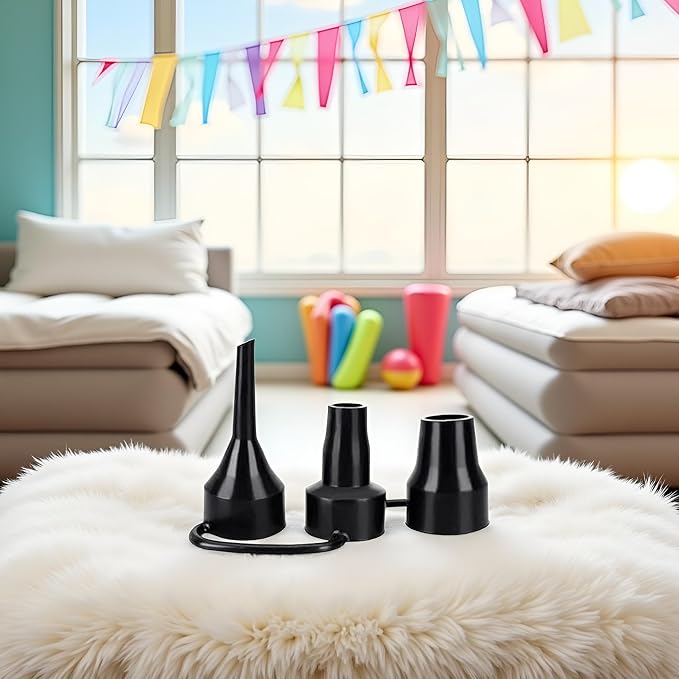 3 Sizes Black Air Pump Replacement Nozzles, Plastic Pump Nozzles, Inflatable - Image 7