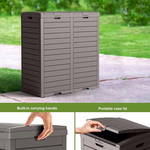 62 Gallon Outdoor Trash Can - Image 5