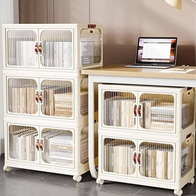 Multi-Purpose Stackable Plastic Storage Bins - Image 4