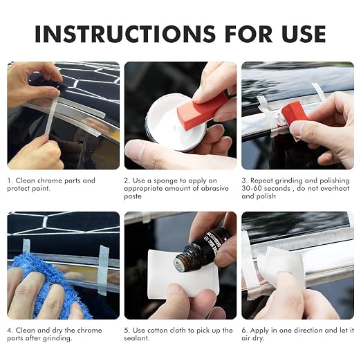 Metal Polish Restorer and Protectant, Chrome Cleaner and Polish - Image 5