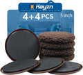 5" Furniture Sliders, 2-in-1 Furniture Movers Sliders by Kayzn