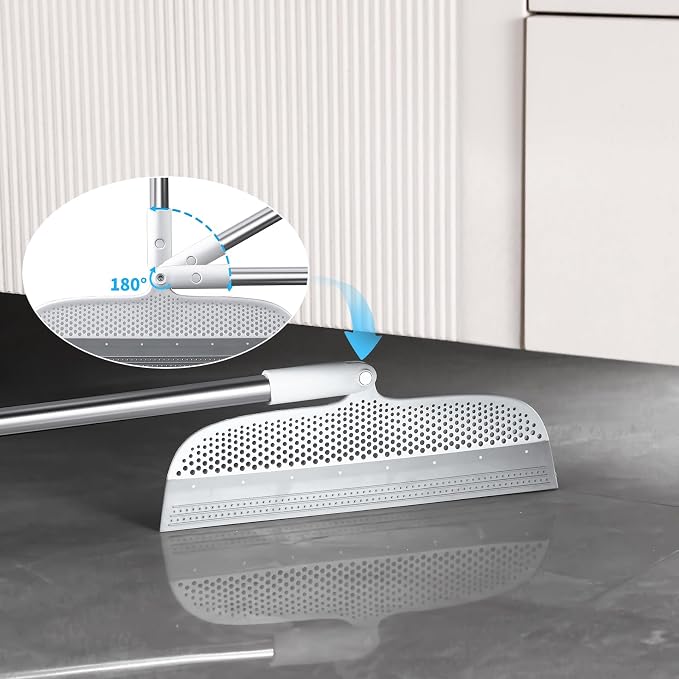 Magic Broom Floor Squeegee Pet Hair Remover, Silicone Squeegee Broom - Image 6