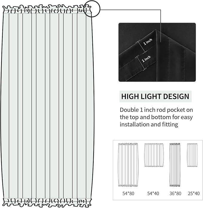 DWCN French Door Curtain - Image 3