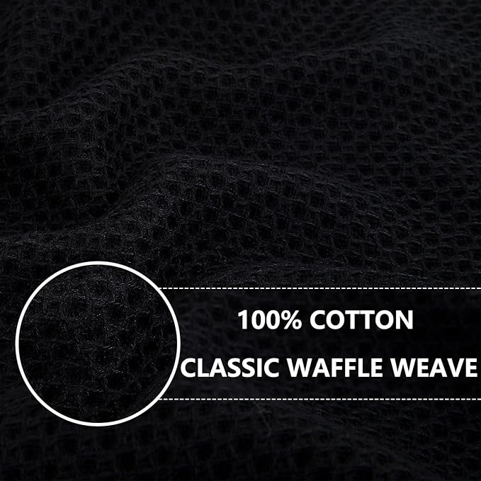 Homaxy 100% Cotton Waffle Weave Kitchen Dish Cloths, Ultra Soft Absorbent Quick - Image 2