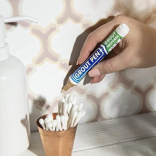 Grout Pen Beige Tile Paint Marker: Waterproof Grout Paint, Tile Grout Colorant - Image 8